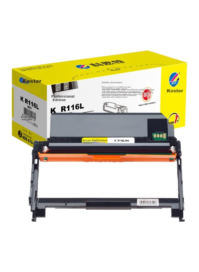 KST Kostelec K R116l Drum Unit, Black , 9000-page Yield, Professional Version - Image 1