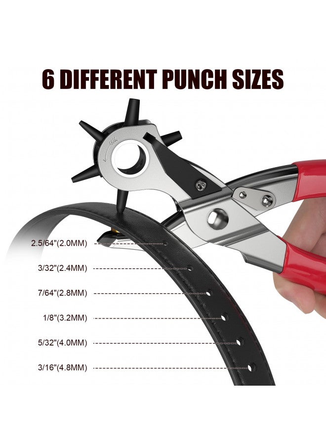 NEU MASTER Hole Punch, NEU MASTER Heavy Duty Leather Hole Puncher for Belts, Watch Bands, Straps, Dog Collars, Saddles, Shoes, Fabric, DIY Home or Craft Projects - Image 2