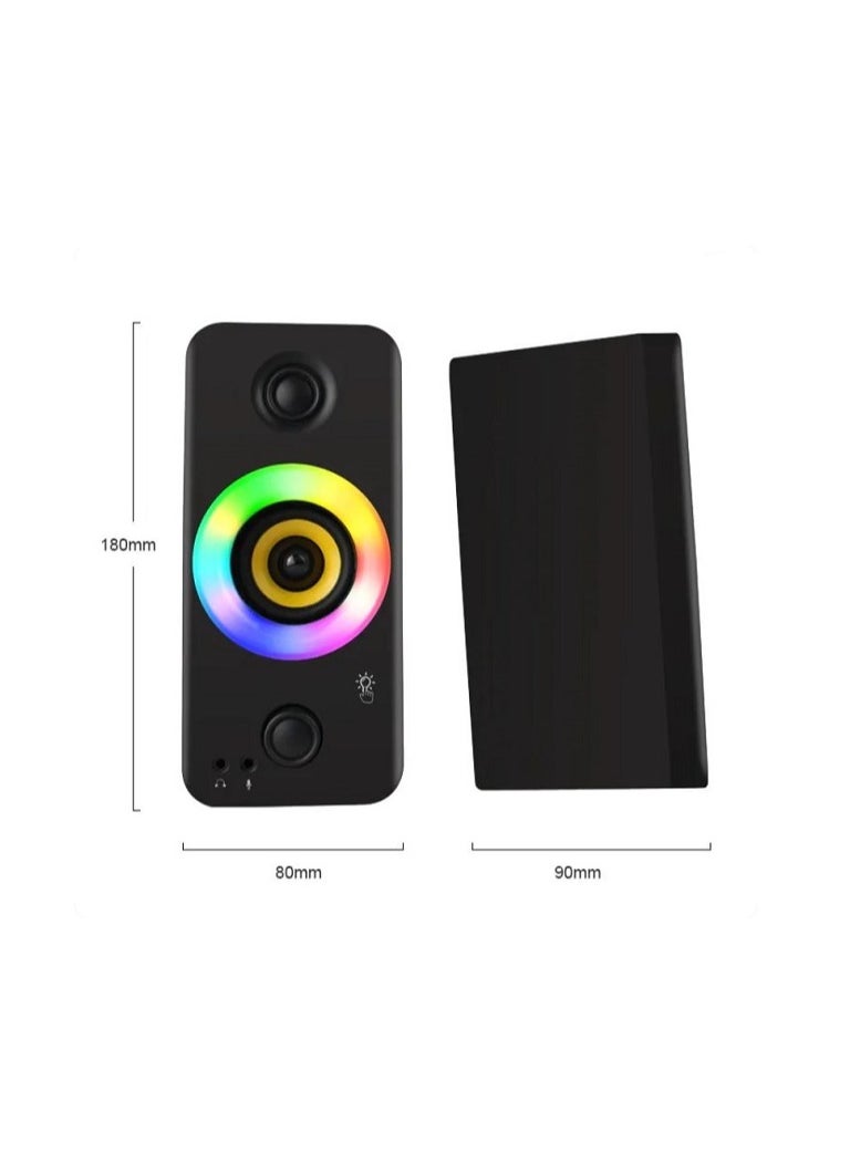 Kisonli KISONLI X8 USB Speaker For Studying And Gaming  - Image 4