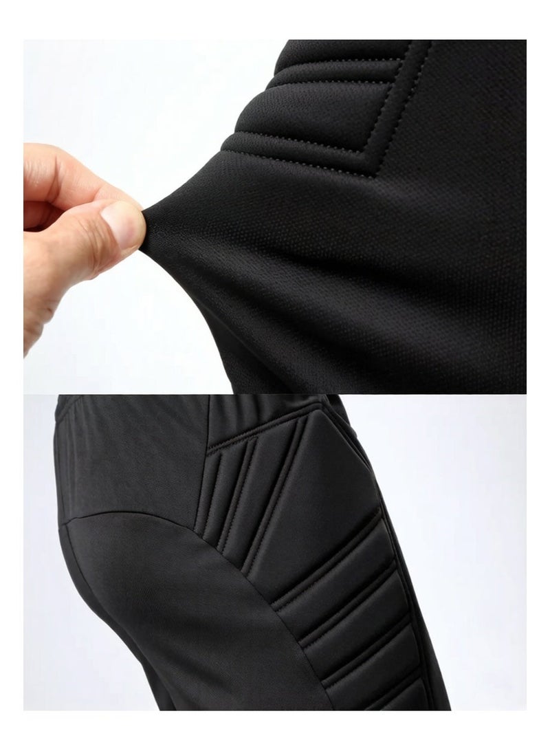 Aikanbo Padded Soccer Goalkeeper Shorts，Shock-Absorbing Soccer Goalkeeper Pants，Impact Dispersion，Hexagonal Design，Compression Support，Adjustable Waist，Suitable For Athletes - Image 5