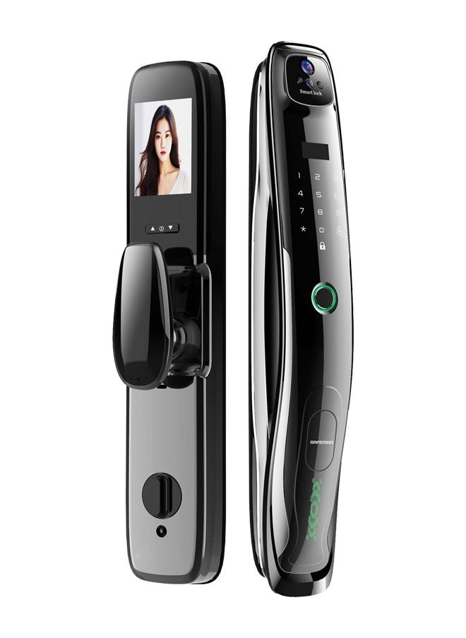 ALINK - Smart Lock With Camera Palm Print Recognition Lock Wifi Video Intercom Lock Two Way Audio Fingerprint Door Lock Tuya App Remote Control Model M3l Mortise 6068 - Image 1