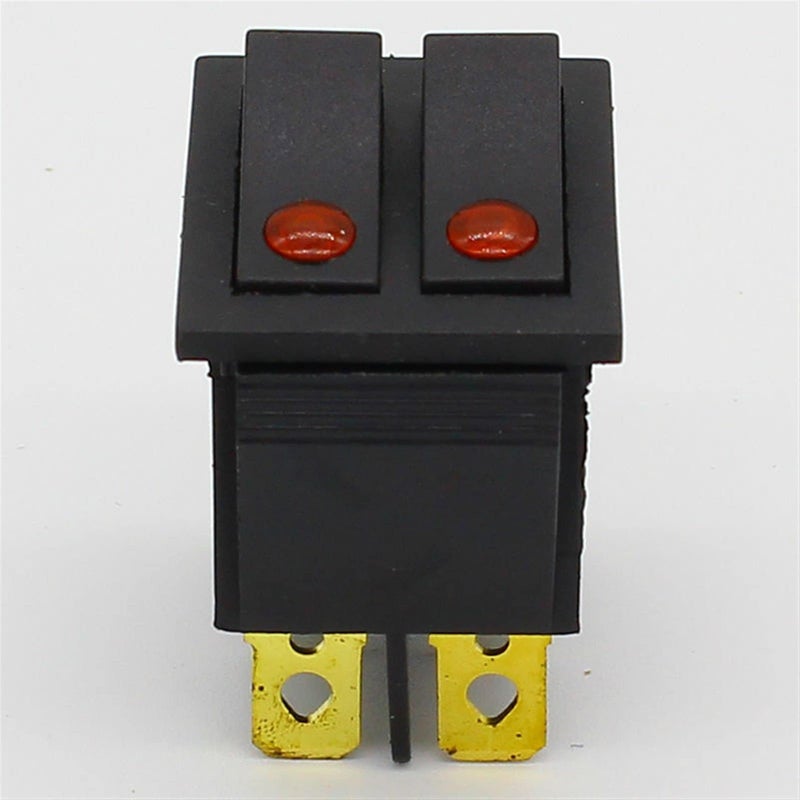 Double Gang Rocker Switch 2 Position Cat Eye Design 1 Piece - Image 3