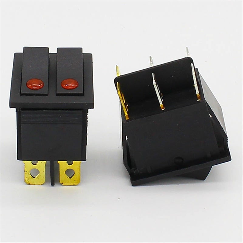 Double Gang Rocker Switch 2 Position Cat Eye Design 1 Piece - Image 4