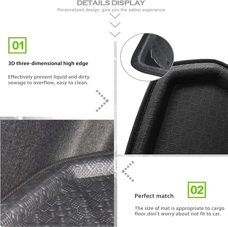 Wivplex Heavy-Duty Rear Trunk Mat for Subaru - Image 4