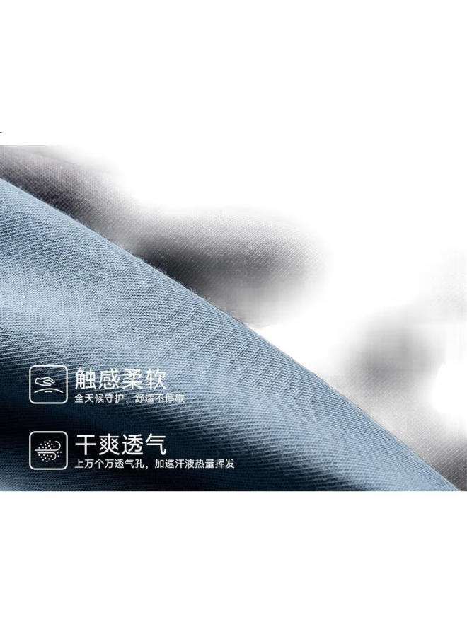 Modal سروال داخلي للرجال مثلث من مودال قطن نقي 80S شورتات خالية من seams قابلة للتنفس رأس 7A مضادة للبكتيريا فتحة فضفاضة مقاس كبير - Image 3