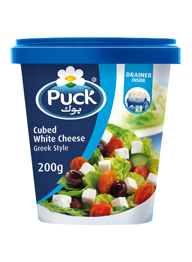 Cubed White Cheese Greek Style