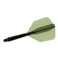 CUESOUL Integrated Dart Shaft And Flight, Big Wing Shape Smooth And Stable Dart Flight, High Wear Resistance Durable Dart Stem With Hexagonal Design For Dart Games, (1pc, Green)  - Image 1