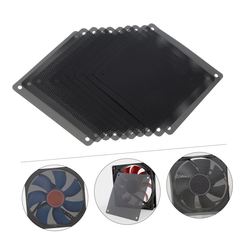 12cm PVC Mesh Fan Filter Grills For PC Computer Cooling Case Airflow Accessory - Image 5