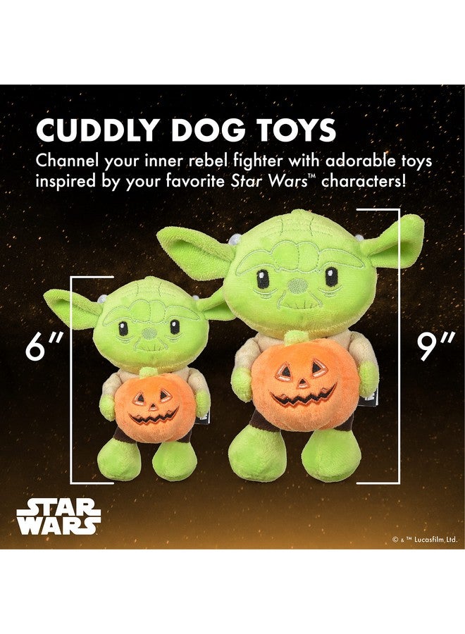 STAR WARS Halloween Yoda Pumpkin 9 Inch Squeaky Plush Pet Toy | Pets Squeaky Toy, Plush Dog Toys, Yoda Plush Toy, Yoda Stuffed Toy | Gifts for Pets, Halloween Pet Toys - Image 5