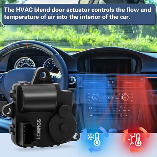 LCWRGS HVAC Blend Door Actuator Compatible with Chevy Equinox 2013-2017, GMC Terrain 2013 2014 2015 2016 2017, Heater Air Vent Actuator, 604-180, 604180, 22877649 - Image 5