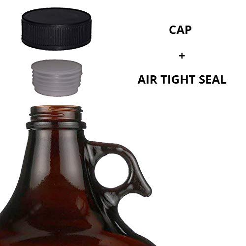 C-Store Packaging 1 Gallon (128oz) Amber Glass Jug With 38mm Cap - FBA - Image 5