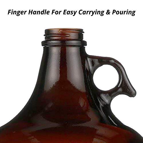 C-Store Packaging 1 Gallon (128oz) Amber Glass Jug With 38mm Cap - FBA - Image 4