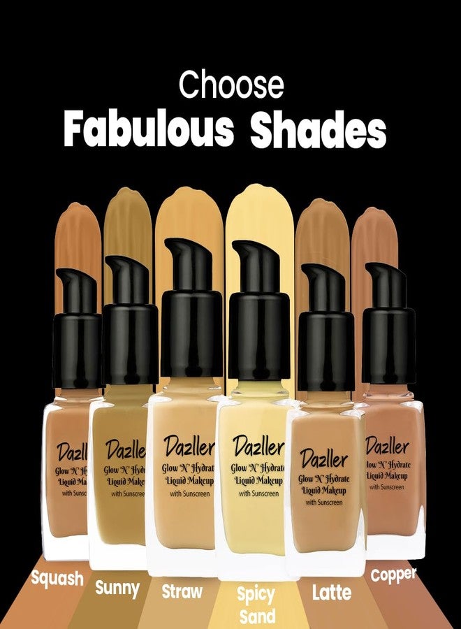 Dazller Face Combi Pack (Honey R31) : Moisturizing Liquid Makeup (Tinted Finish), 27mL + Face Powder (Soft Finish), 30g, Lightweight, with Added Sunscreen, Skin-Friendly Ingredients, Paraben-Free, 100% Vegan, Perfect Everyday Wear - Image 5