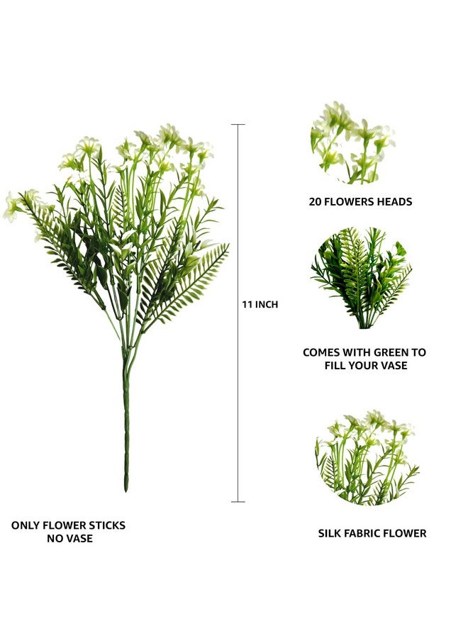 شارع الفن باقة زهور صناعية من Art Street، زهور ديزي مزيفة، زهور واقعية عتيقة لتزيين المنزل وغرفة النوم وغرفة المعيشة والمكتب (بدون إناء) - Image 4