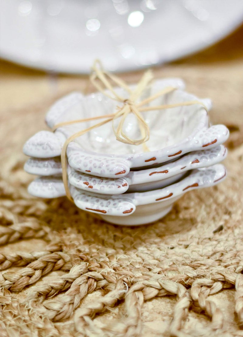 Mud Pie Turtle Shaped Ceramic Dip Bowls, Mini, Set of 3 - Image 3