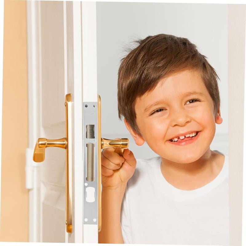 TEHAUX 4 حزمة من مجموعة لوحة ضربة قفل تعزيز أمان الباب - Image 4