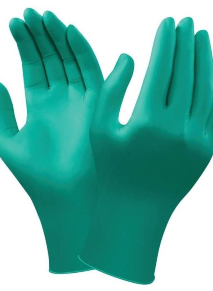 Ansell قفازات النتريل المقاومة للمواد الكيميائية Ansell TouchNTuff 92-600 للاستخدام مرة واحدة - Image 1