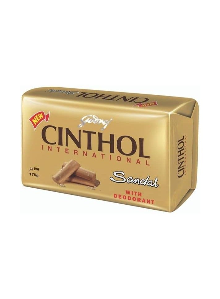 Cinthol Godrej Cinthol Sandal Bath Soap - 99.9% Germ Protection, 175g