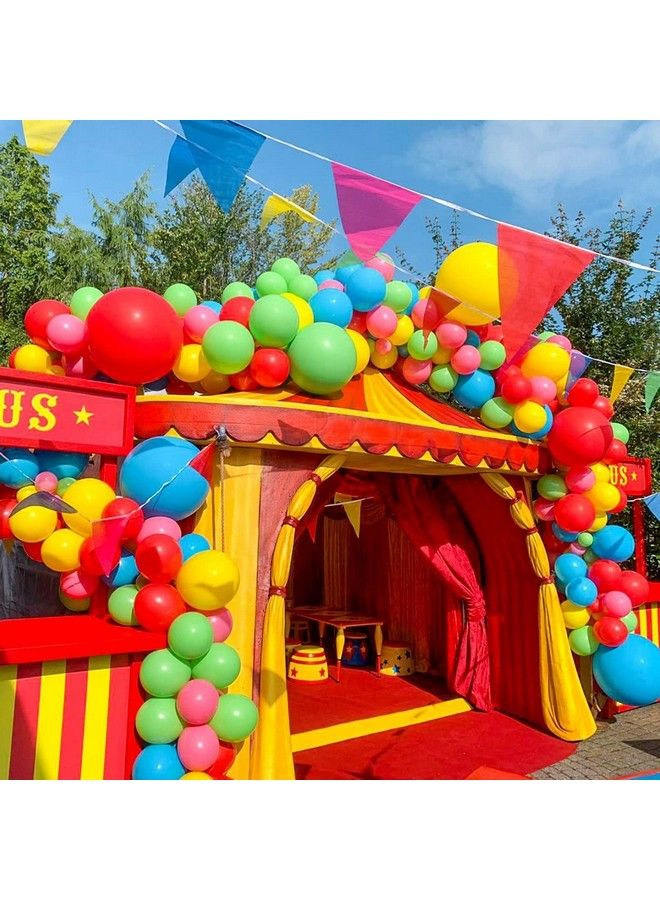 RUBFAC 120 Balloons Assorted Color 12 Inches Rainbow Latex Balloons 12 Bright Color Party Balloons For Birthday Baby Shower Wedding Party Supplies Arch Garland Decoration - Image 4