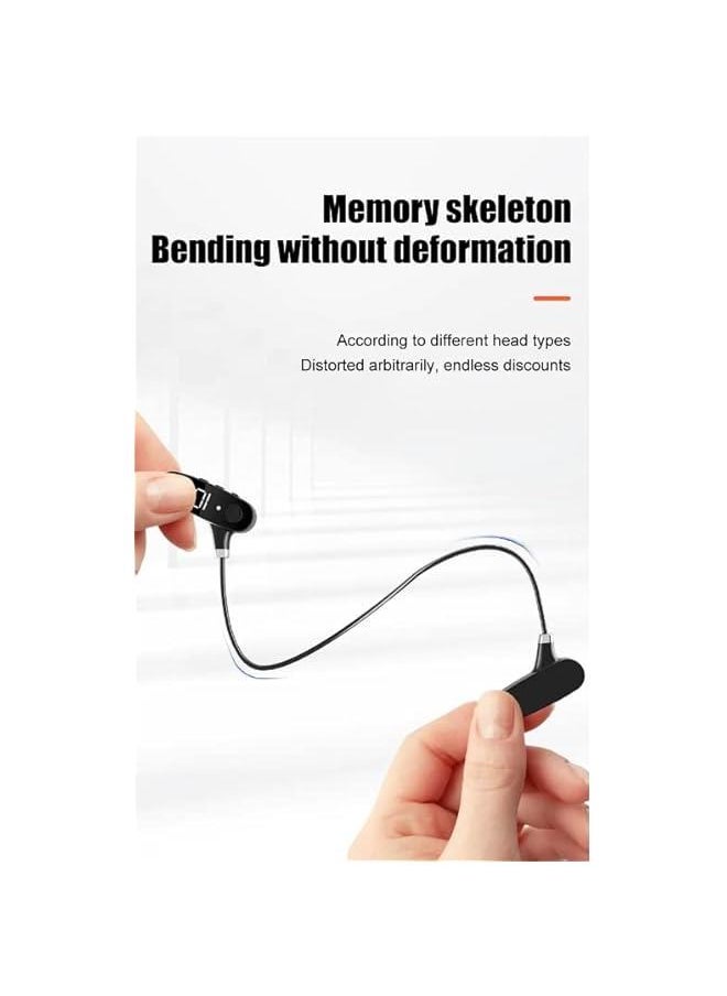 MOXO - B Conduction Headphs, Bluetooth 5.2 OpenEar Sports Earphs with  Display, IPX5 Waterproof Wireless Earbuds for Workout, Running, Gym, Hiking, Driving, Cycling Black - Image 1