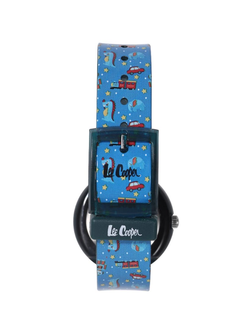 Lee Cooper - Lee Cooper LC.K.4.939 Unisex Multi Function Display Watch & Silicone Strap Blue - Image 1