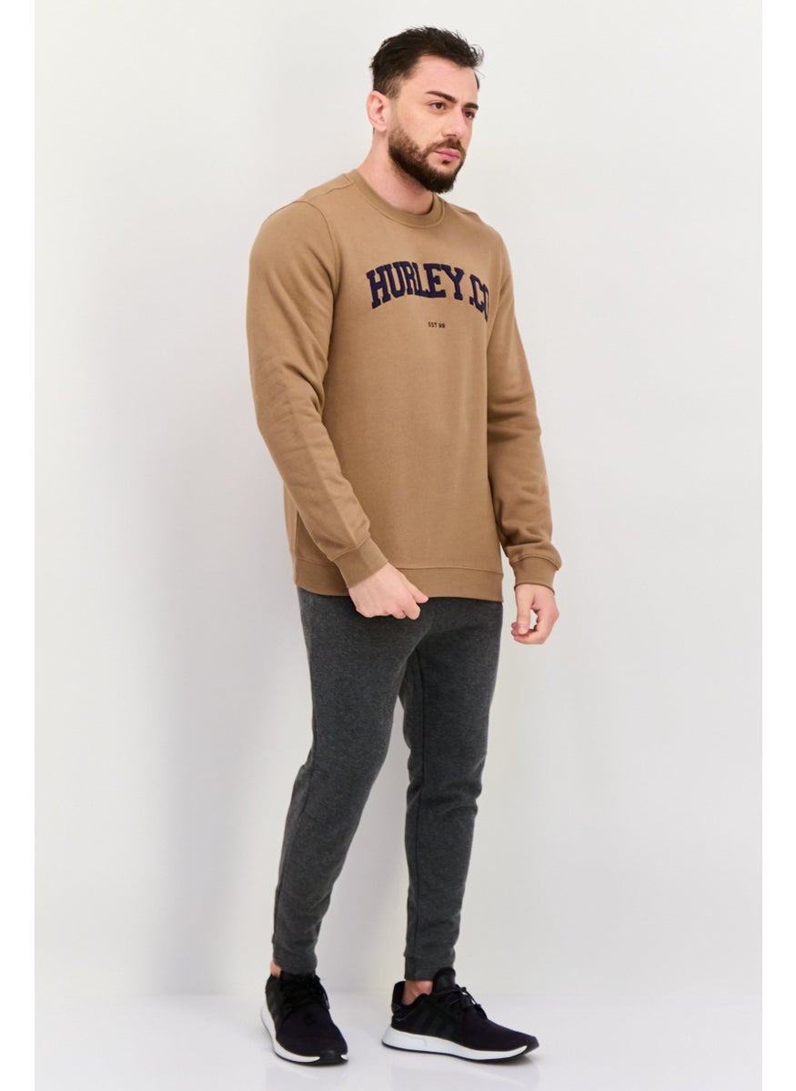 Hurley - Men Sportswear Fit Outdoor Sweatshirts, Light Brown - Image 1