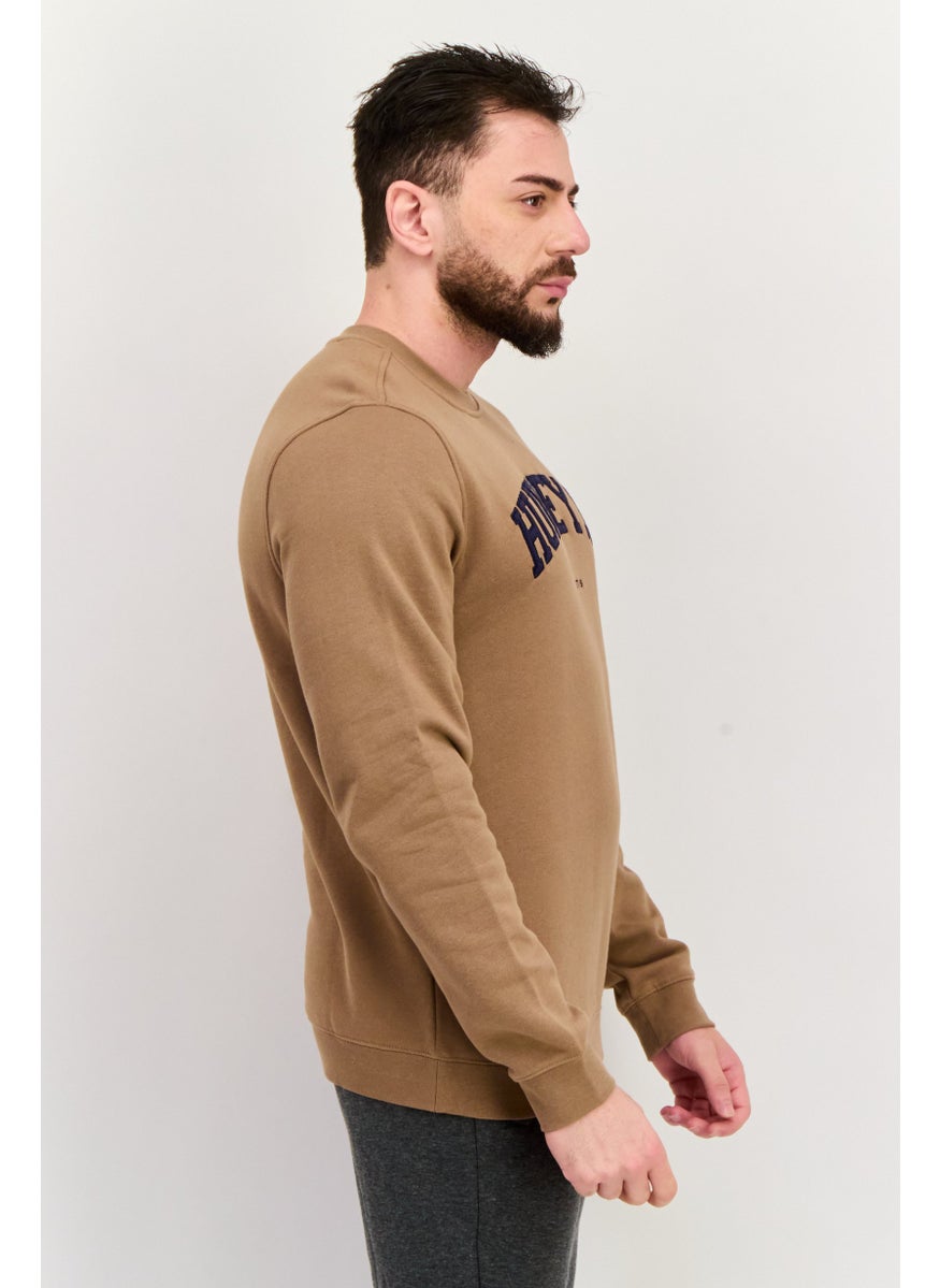Hurley - Men Sportswear Fit Outdoor Sweatshirts, Light Brown - Image 1