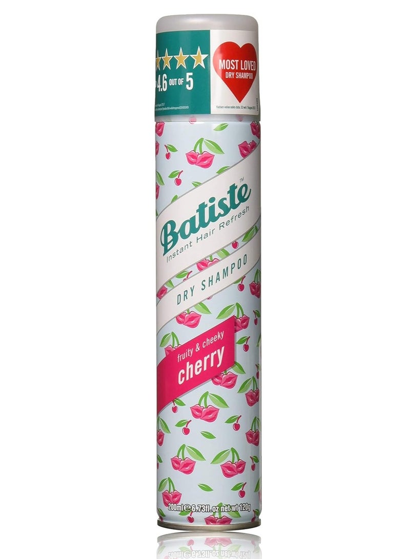 باتيستي شامبو باتيست الجاف بالكرز 200 مل، عبوة من 6 قطع - Image 1