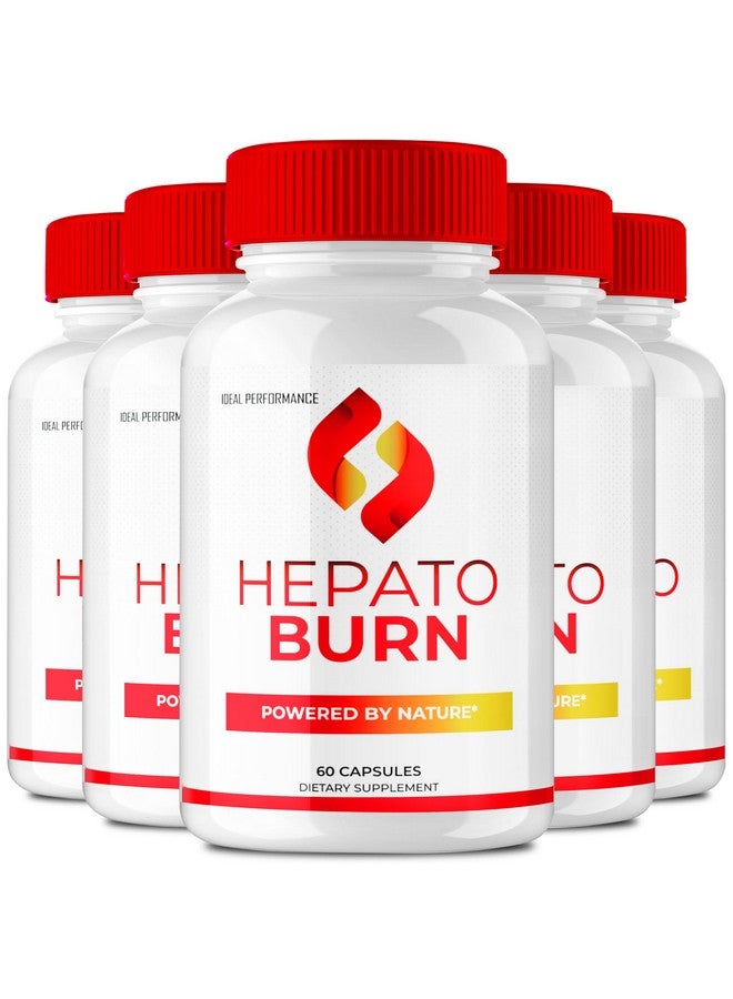 IDEAL PERFORMANCE Hepato Burn Capsules, Official Hepato Burn Supplement Pills, Overall Health Support, All Natural Keto Capsule to Sustain Active Lifestyle & Fitness Goals, Premium HepatoBurn Reviews (5 Pack) - Image 1