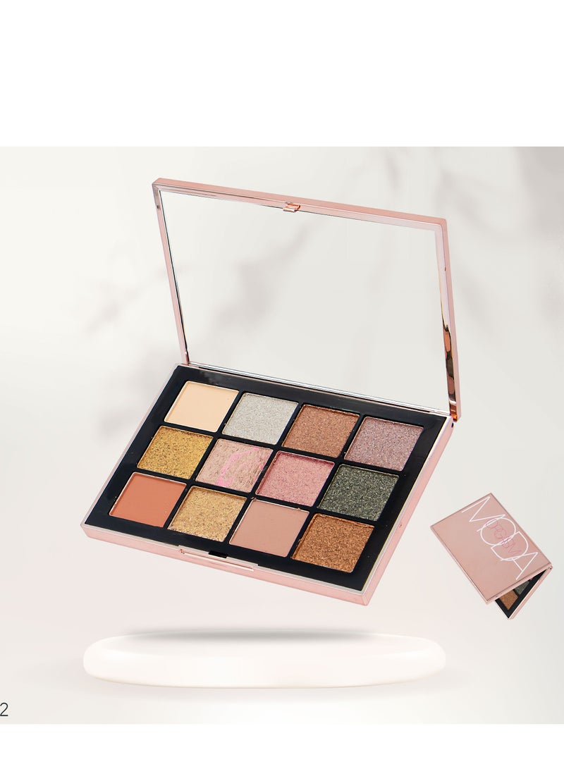 مودا ظل عيون 12 لونا