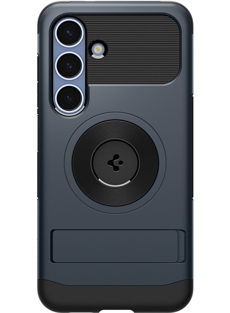 Spigen Slim Armor Magfit for Samsung Galaxy S25 PLUS Case Cover MagSafe with Kickstand (2025) - Metal Slate - Image 2