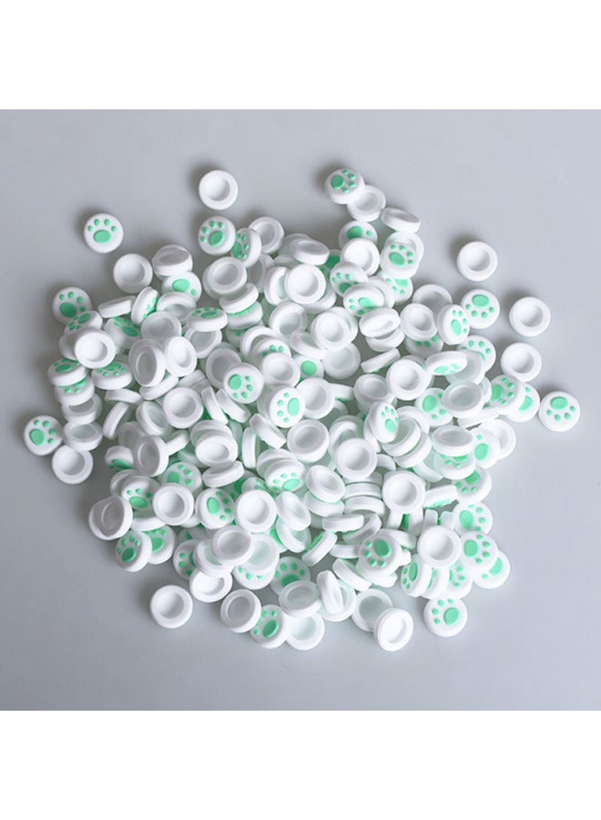 Loquat Nintendo Switch Handle Rocker Cap Lite Cat Claw Rocker Cover Joycon on NS Handle Silicone Case-Product Color:SW White Green - Image 1