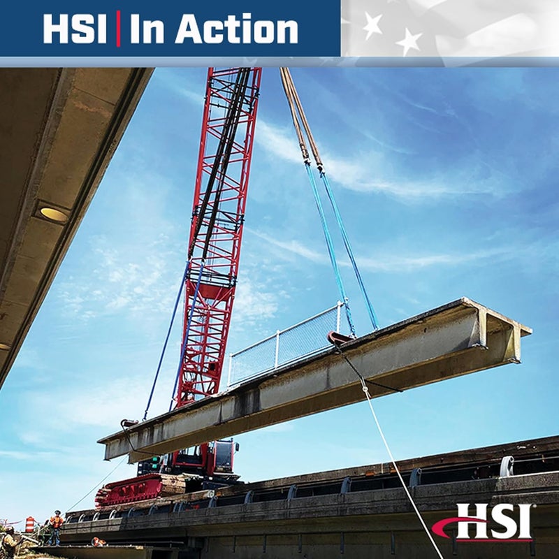 HSI Orange Endless 6 Foot Polyester Round Sling | 40,000 lb. Vertical Capacity | 32,000 lb. Choker | 62,000 lb. Basket | 5-3/4" Relaxed Width | Hanes Supply () Heavy Duty Sling - Image 4
