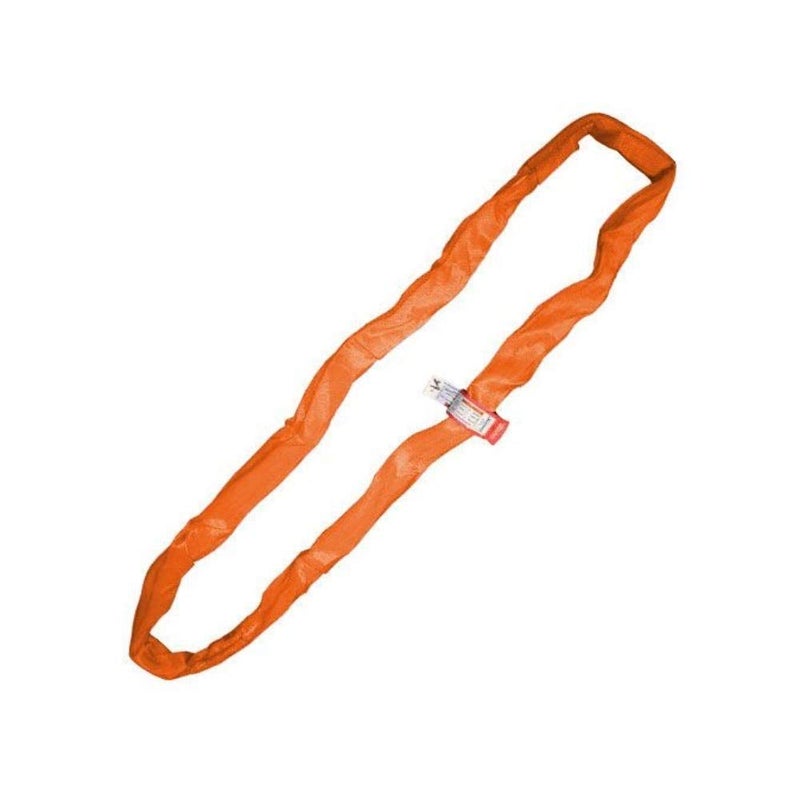 HSI Orange Endless 6 Foot Polyester Round Sling | 40,000 lb. Vertical Capacity | 32,000 lb. Choker | 62,000 lb. Basket | 5-3/4" Relaxed Width | Hanes Supply () Heavy Duty Sling - Image 1