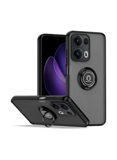 جنرال متوافق مع حافظة Oppo Reno 13 Pro 5G مع حامل حلقة، غطاء واقٍ للصدمات مقاوم للصدمات PC +TPU غير لامع وشفاف  - Image 1