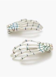 FOREVER 21 Skeleton Hand Hair Clip Set  - Image 3