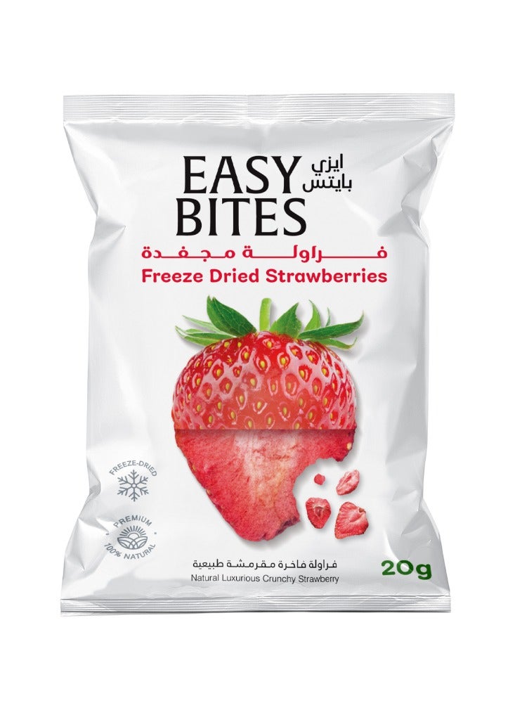 Easy Bites Freeze Dried Strawberries - Image 1