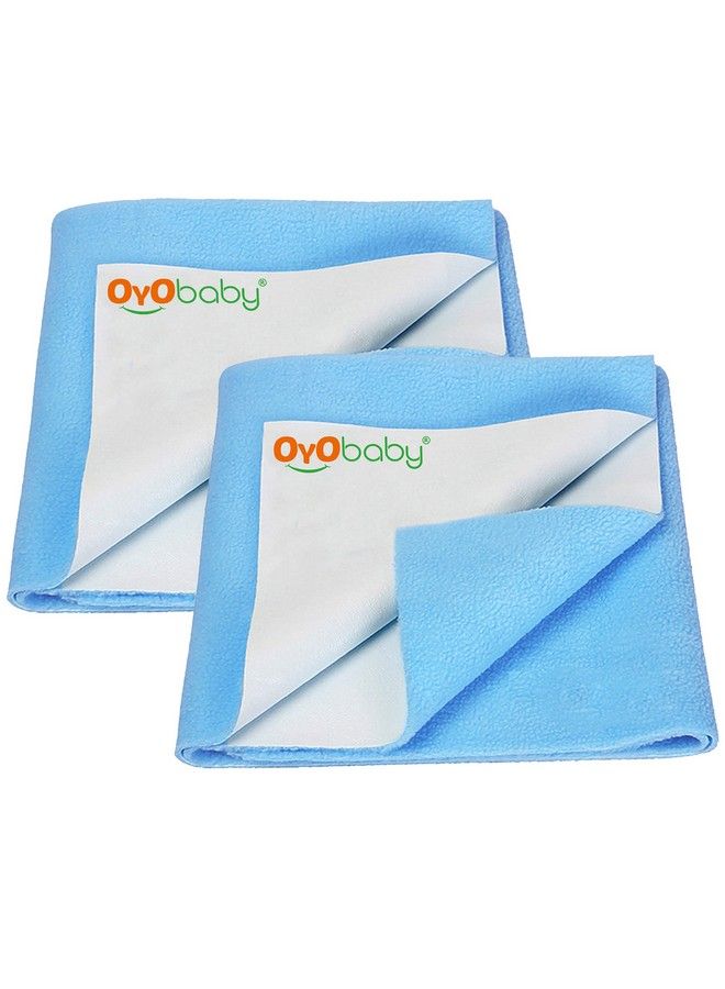 OYO BABY Baby Bed Protector ; Waterproof Dry Sheet Medium Combo For Babies ; Toddlers ; Kids Pack Of 2 (Each Size : 70 Cm X 100 Cm) - Image 1