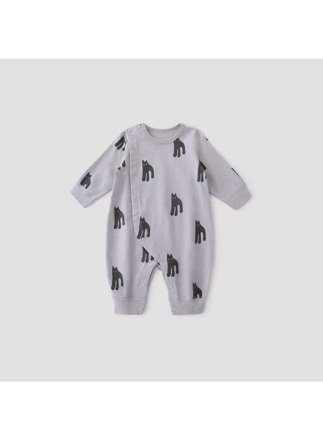 Balipig Balinese Pig Newborn Baby Clothes Autumn Pure Cotton Newborn Baby Ha Clothes Crawling Clothes Spring And Autumn Small Monthly Baby Onesies - Image 1