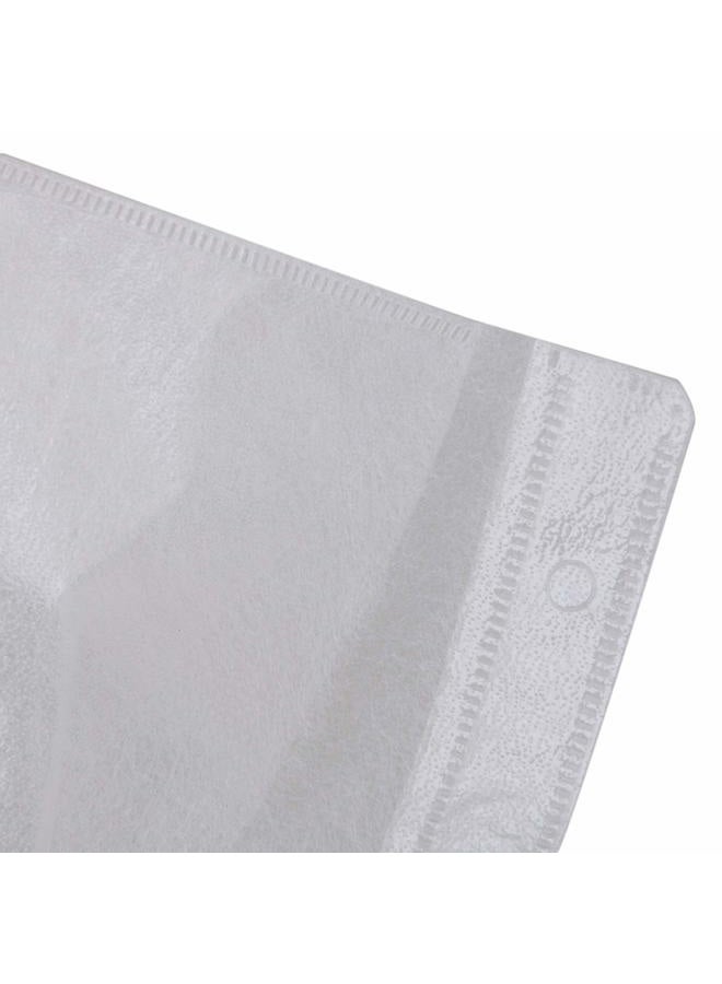 Mxfans 500pcs White OPP Plastic Double-Sided CD DVD Sleeves Window & Flap - Image 5