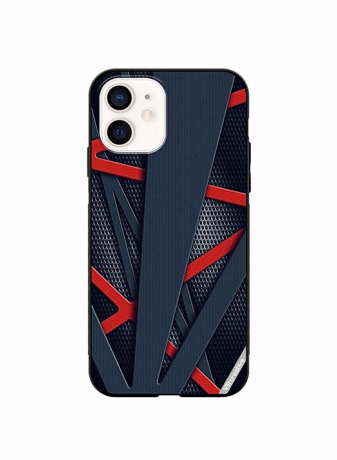 VR CREATIVE Protective Case Cover For Apple iPhone 12 mini Abstract Design Multicolour - Image 1