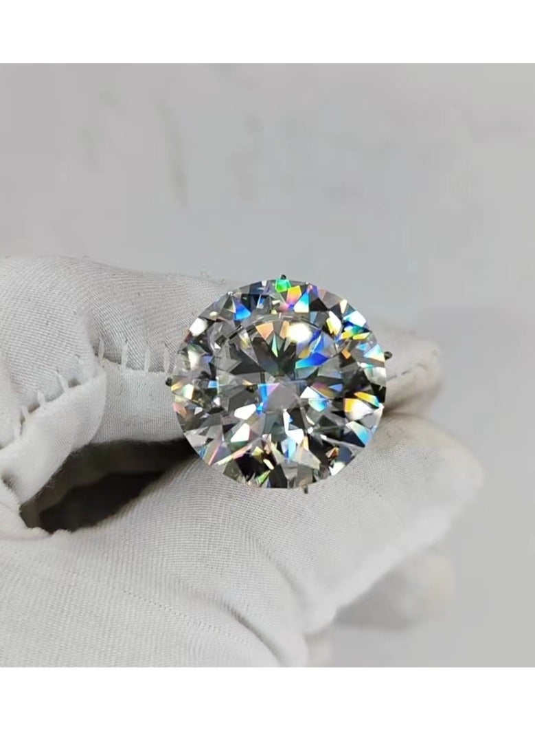 D colored Mosang Diamond Bare Stones 3 Carats 9.0mm