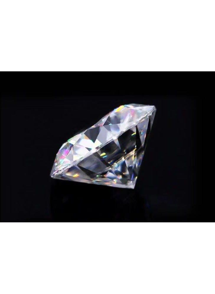 D colored Mosang Diamond Bare Stones 3 Carats 9.0mm