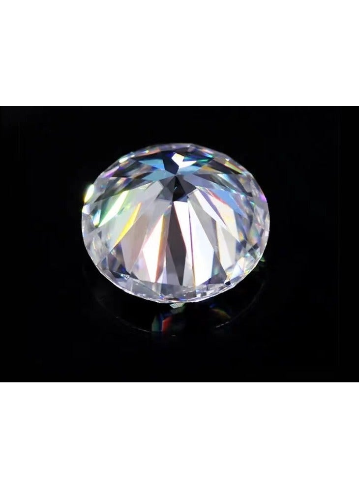 D colored Mosang Diamond Bare Stones 3 Carats 9.0mm