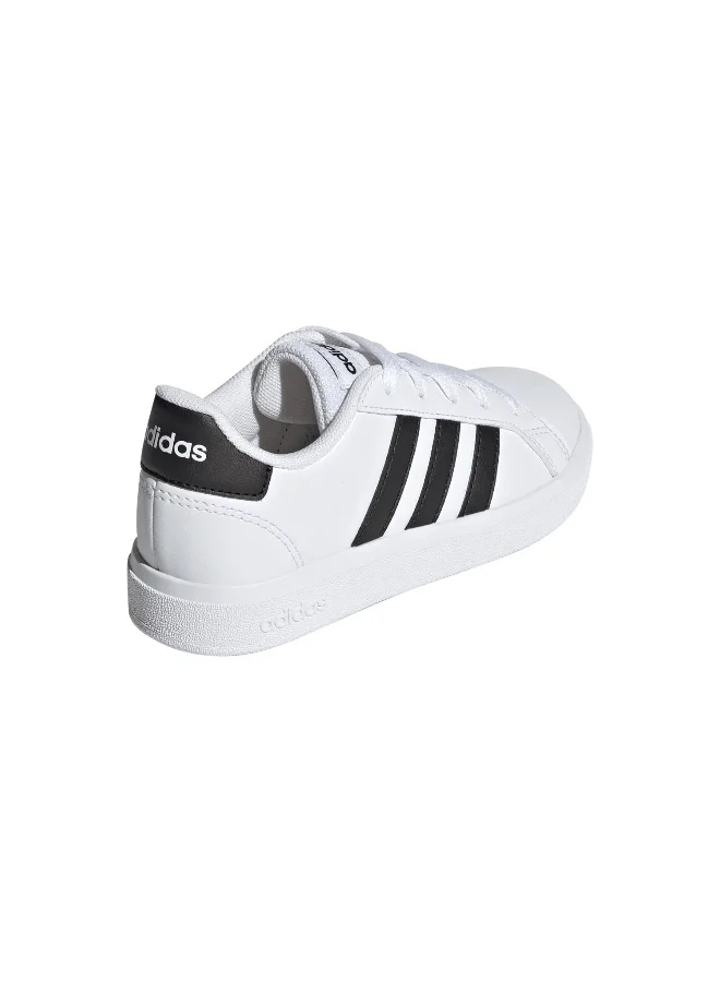 Adidas Adidas Grand Court 2.0 K U White Sportswear Shoes For Kids