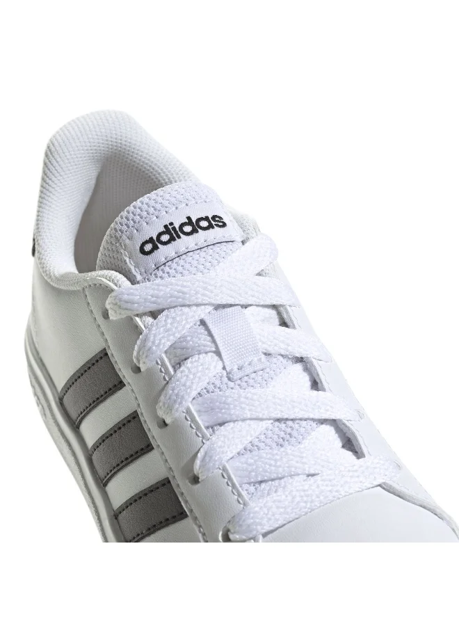 Adidas Adidas Grand Court 2.0 K U White Sportswear Shoes For Kids