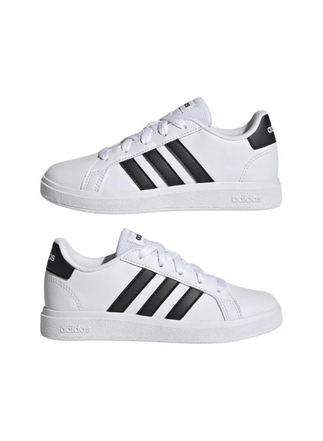 اديداس Adidas Grand Court 2.0 K White Sportswear Shoes For Kids 10K