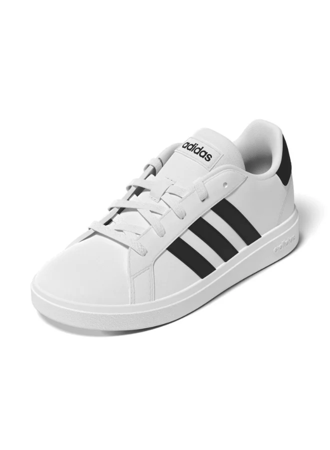 اديداس Adidas Grand Court 2.0 K White Sportswear Shoes For Kids 10K