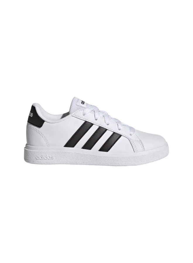 Adidas Adidas Grand Court 2.0 K U White Sportswear Shoes For Kids