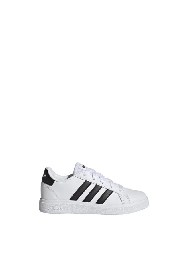 Adidas Adidas Grand Court 2.0 K U White Sportswear Shoes For Kids